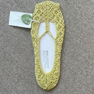 ANTIPAST Crochet Slipper Socks, Size 7-8